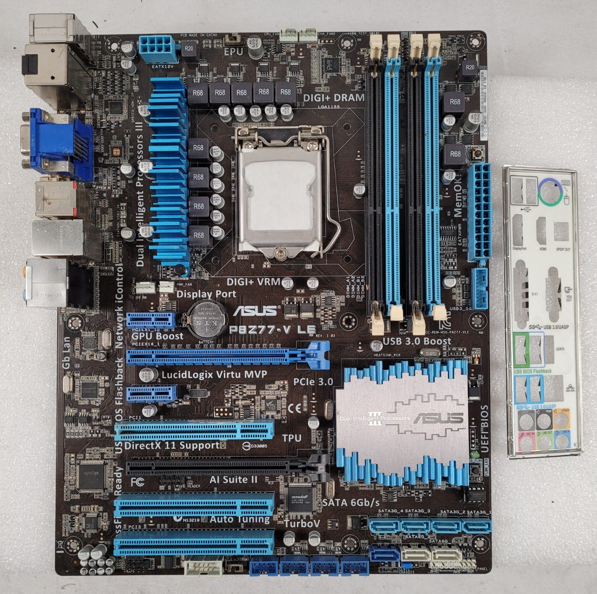 ASUS P8Z77-V LE motherboard Z77 LGA1155 DDR3 32G HDMI+DP+DVI+VGA ATX Tested