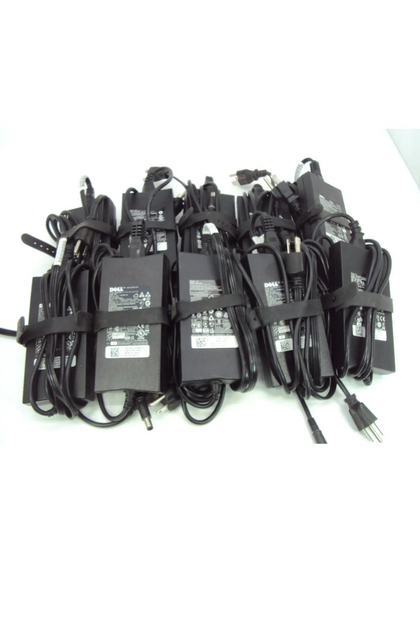 Lot of 5X Dell 130W Big Pin 7.4M 19.5V Power Adapter w/Cord Got 3000 More