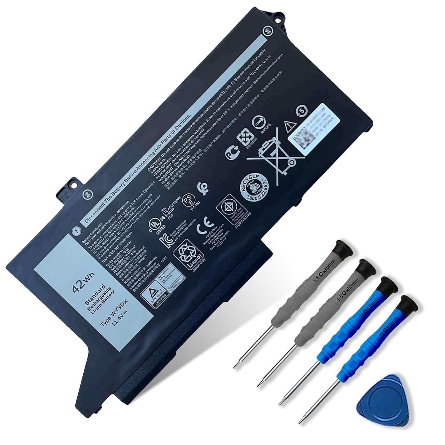 High-Capacity 42Wh Laptop Battery Replacement for Dell Precision 15 & Latitude 5