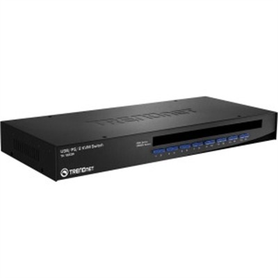 TRENDnet-New-TK-1603R _ TRENDNET 16-PORT USB/PS/2 RACK MOUNT KVM SWITC