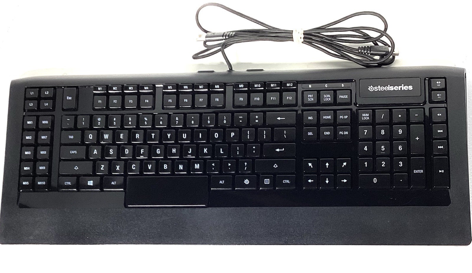 SteelSeries Apex Gaming Keyboard 64145 Wired RBG Light USB Hub Macro WORKS