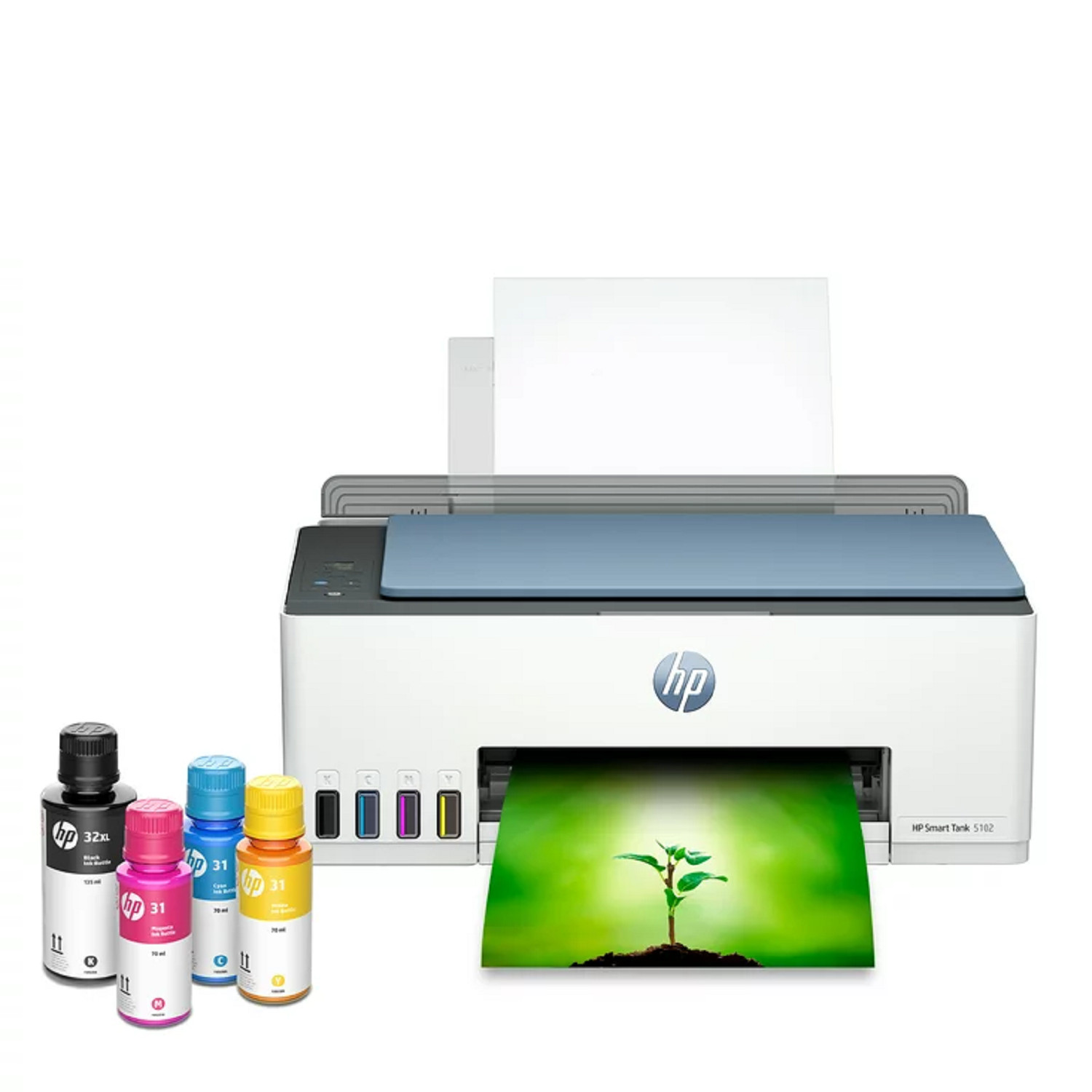 HP Smart Tank 5102 Wireless All-in-One Supertank Color Home Inkjet Printer