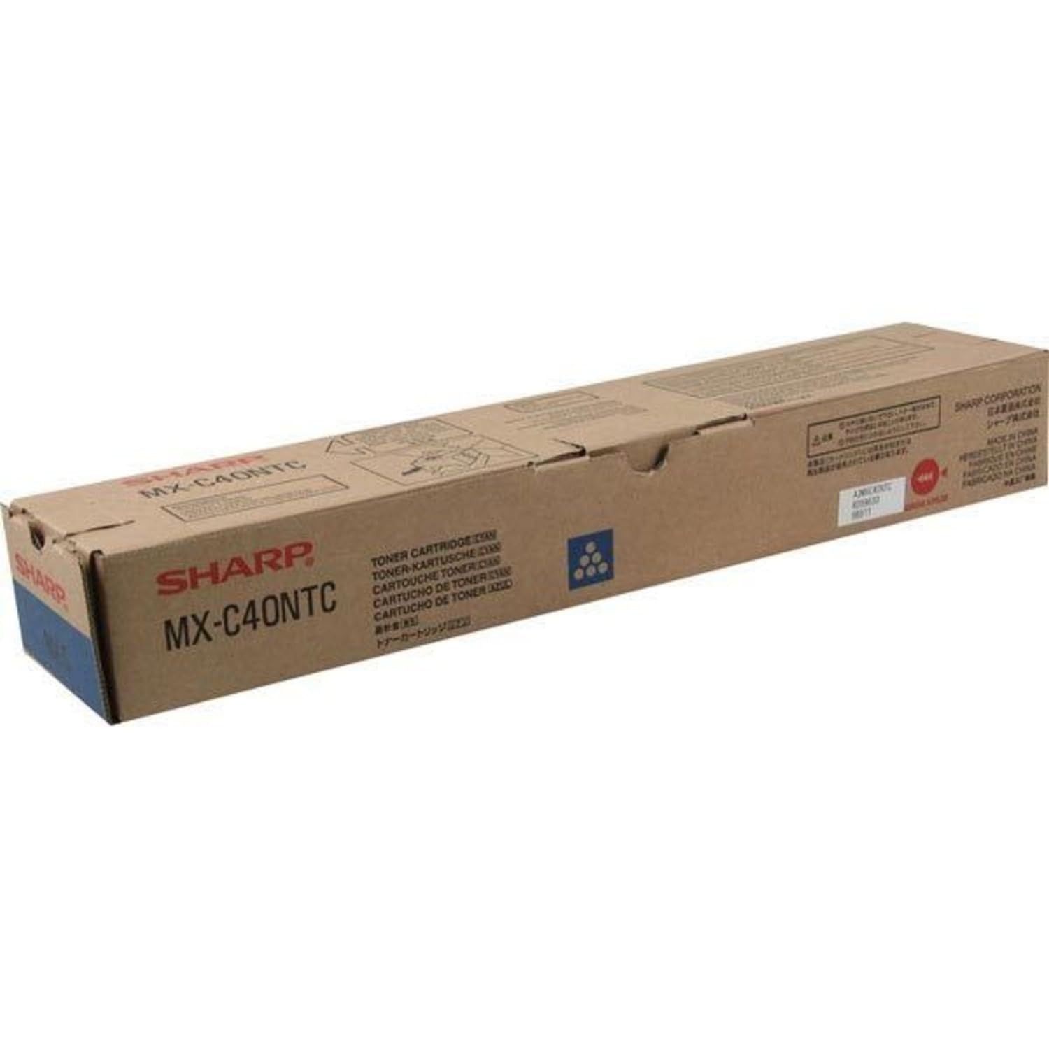 Genuine Sharp MX-C40NTC Cyan Toner. Brand New Sealed, We Ship Fast