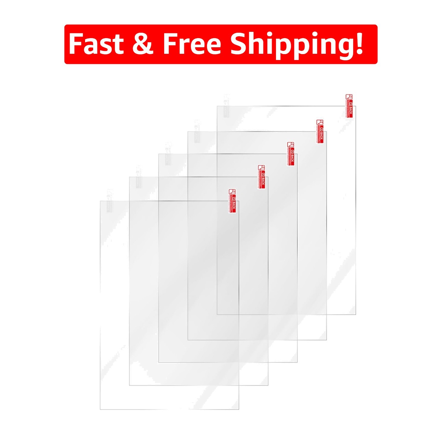 Ultra-Thin 10.1" LCD Screen Protector for ELEGOO 3D Printers - 5PCS Durable Film