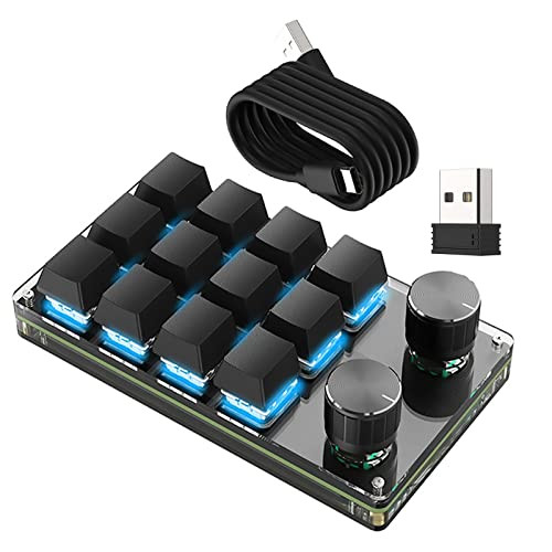 SIKAI CASE New Model One-Handed Keyboard Macro Keyboard [Supports 3 Types of