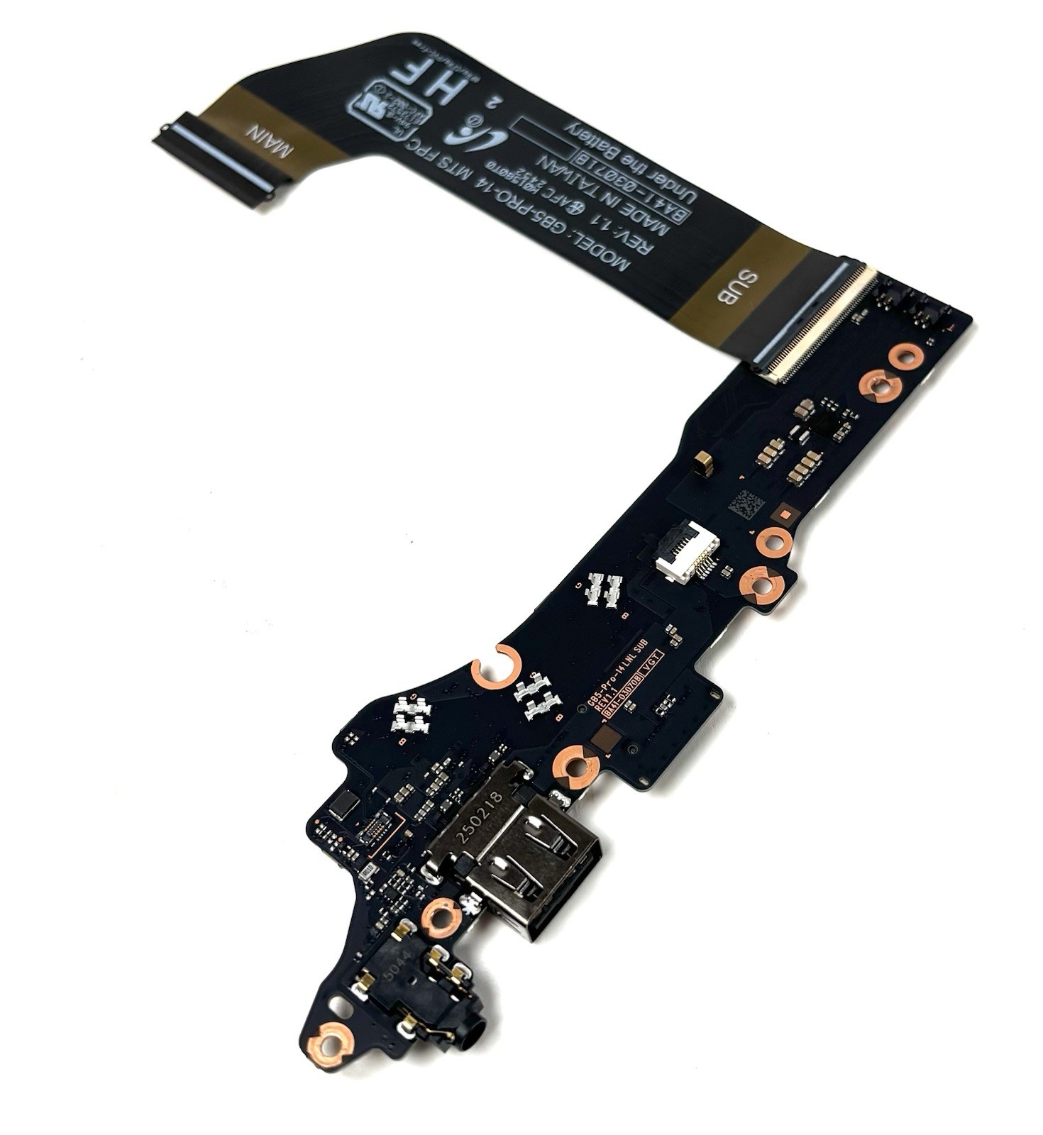 BA41-03070B Samsung NP940XHA 14" USB Card Reader WiFi Audio Board Cable part