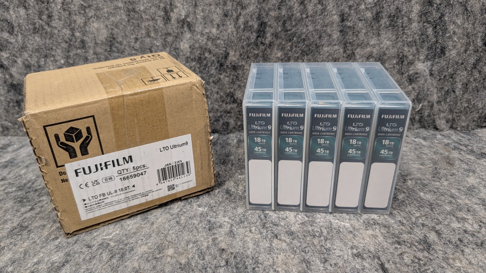 (5 Pack)  Fuji LTO Ultrium9  LTO9 Data Cartridge 45TB #16659047 🔥New🔥