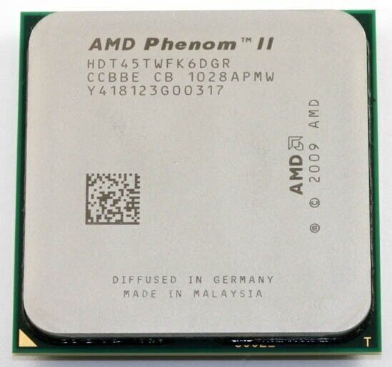 AMD Phenom II X6 1045T X6 1055T X6 1065T X6 1075T X6 1090T Socket AM3 CPU
