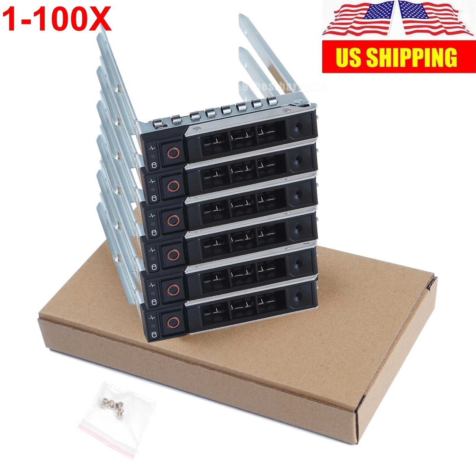 DXD9H Gen15/14th 2.5 HDD Drive Tray for Dell R750 R650 R550 R450 R750xd T350 Lot