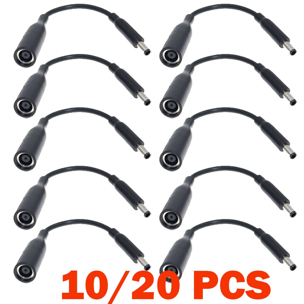 20PCS DC Power Charger Adapter Converter Cable 7.4mm- 4.5mm For Dell Small Tips