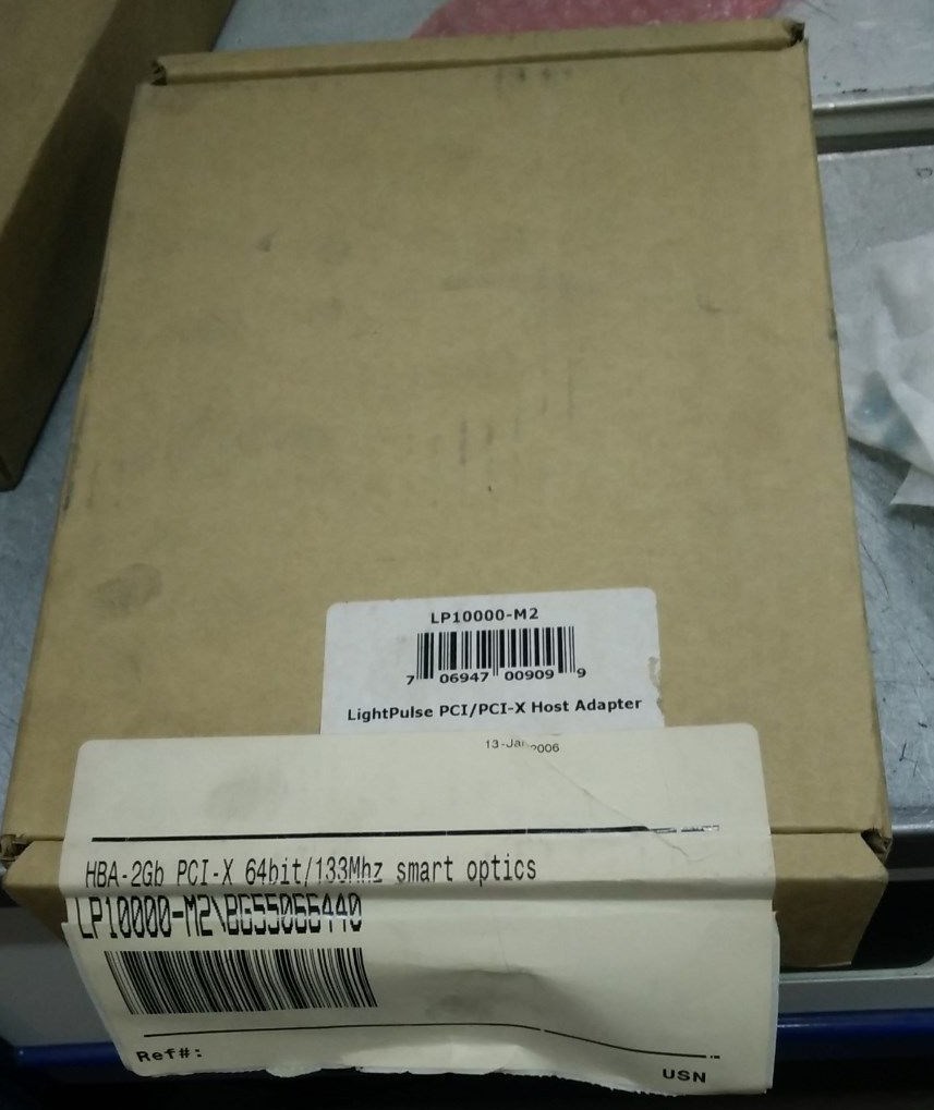 Emulex LightPulse LP10000-M2 2GB Fibre Channel PCI-X 64-Bit 133Mhz Card - NEW