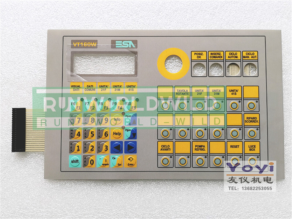 1PCS NEW Membrane Keypad fit for ESA VT160W VT160W00000 Button Film
