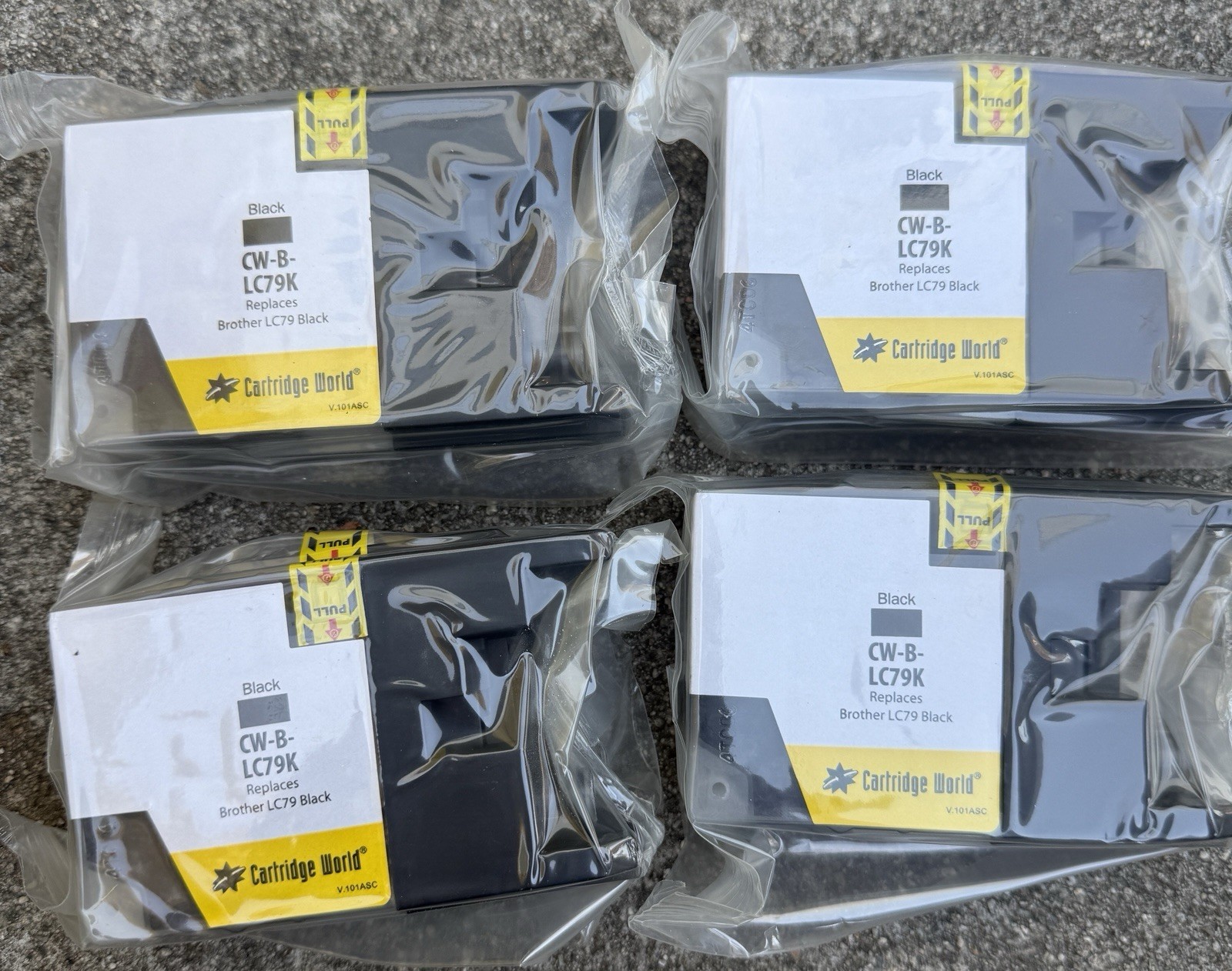 4PK LC79BK for Brother LC79 BLACK XXL Ink Cartridge MFC-J5910 MFC-J6510 MFCJ6710