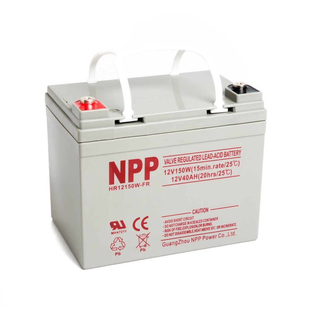 HR12150W 12V 900Watts, 150Watts/ Cell Rechargeable Sealed Lead Acid UPS Battery