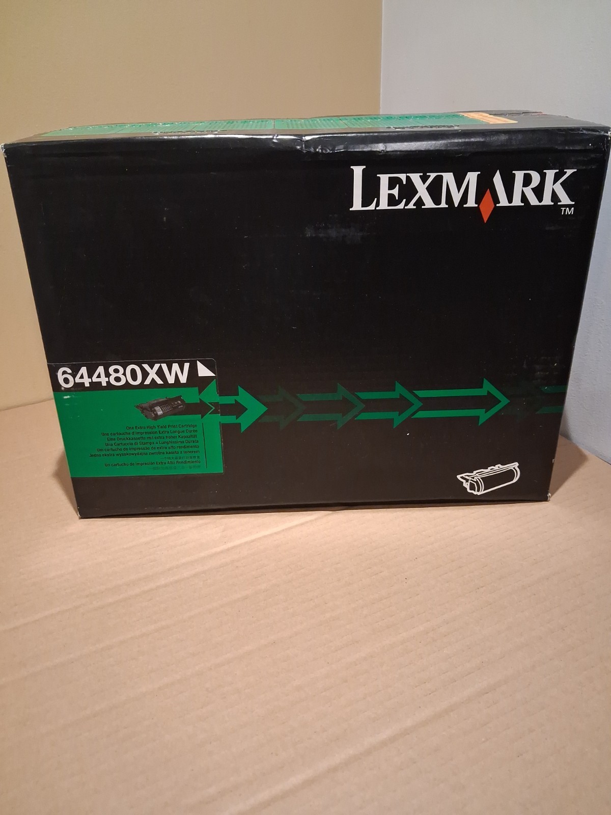 (NEW) LEXMARK 64480XW - BLACK EXTRA HIGH YIELD TONER CARTRIDGE ***