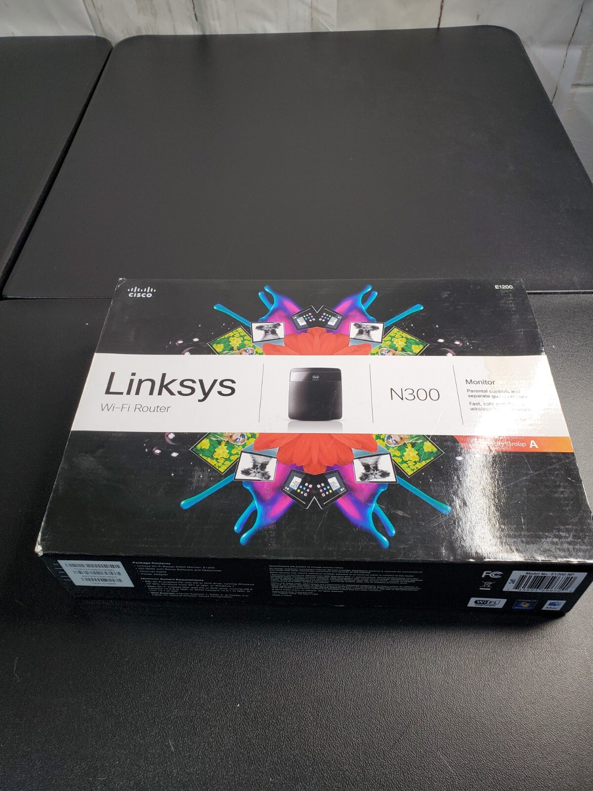 Cisco Linksys E1200 Wi-Fi Router  N300 Capacity Group A With 4 Ethernet Ports