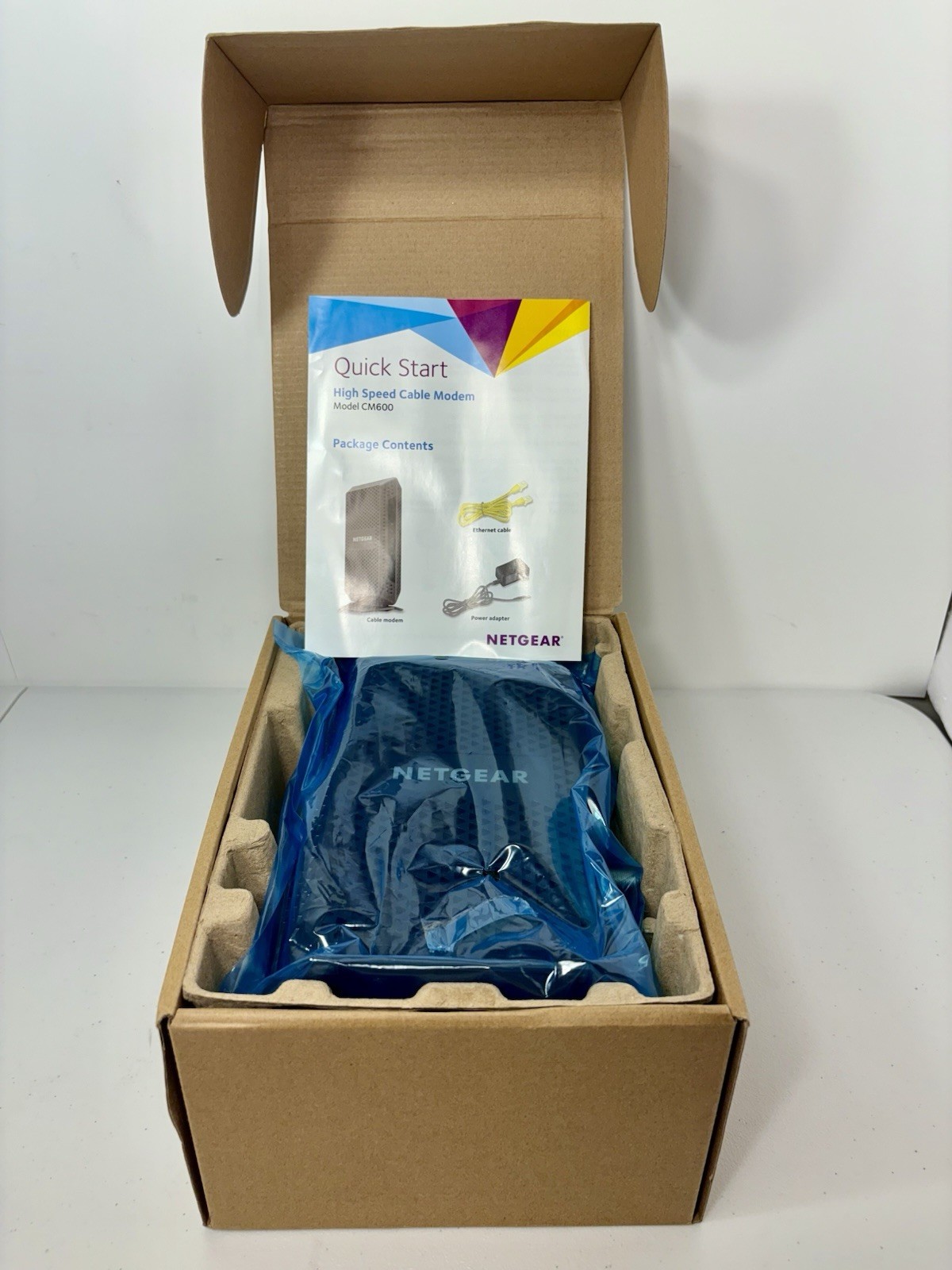 Netgear CM600 High Speed DOCSIS 3.0 Cable Modem (CM600-1AZNAS)