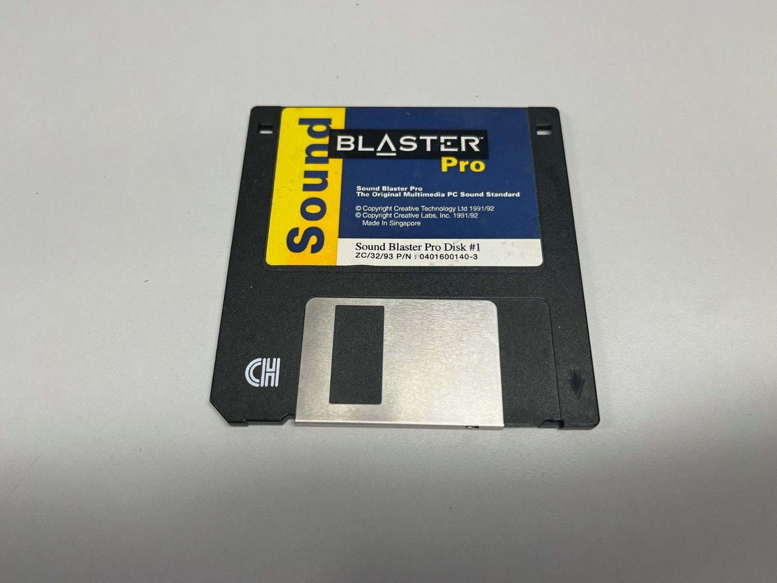 Sound Blaster Pro Disk 1- 3.5" floppy disk  Rare