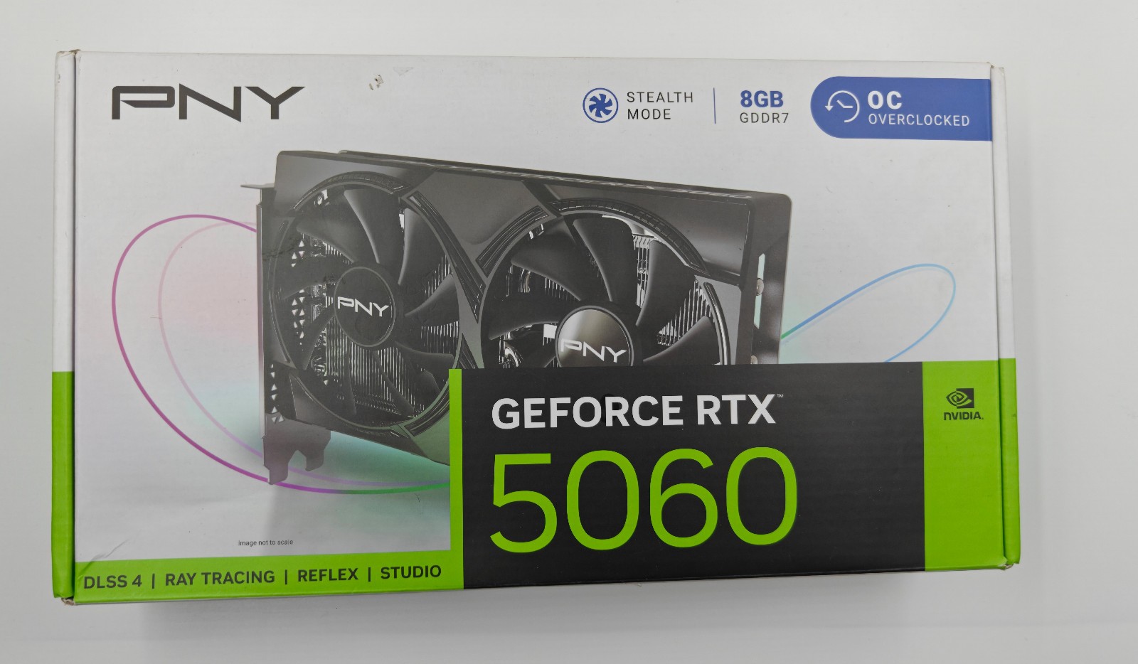 PNY NVIDIA GeForce RTX 5060 8GB GDDR7 OC DLSS 4 Ray Tracing PCIe x16