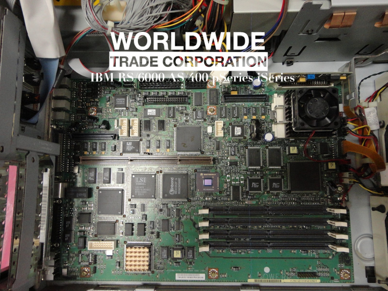 IBM 4348 11K0459 PowerPC 604e 375Mhz System Board pSeries 