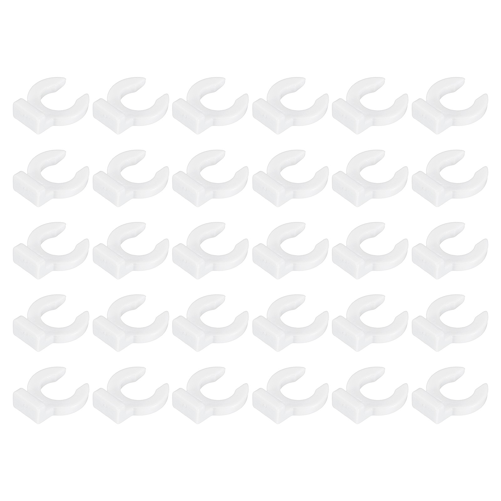 30Pcs 3D Printer Tube Collet Clips for Fixed 1.75mm Filament Printer White]