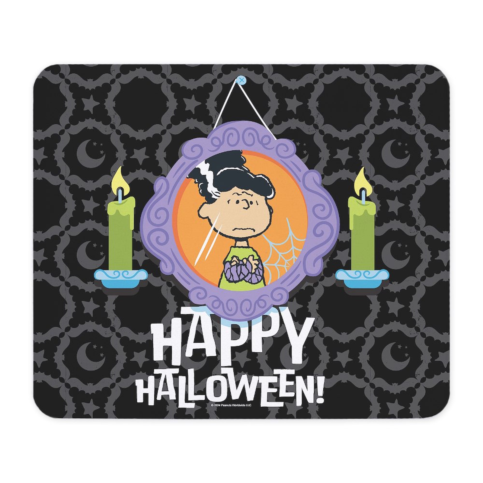 CafePress Peanuts Happy Halloween Lucy Portrait Mousepad  (1223769465)