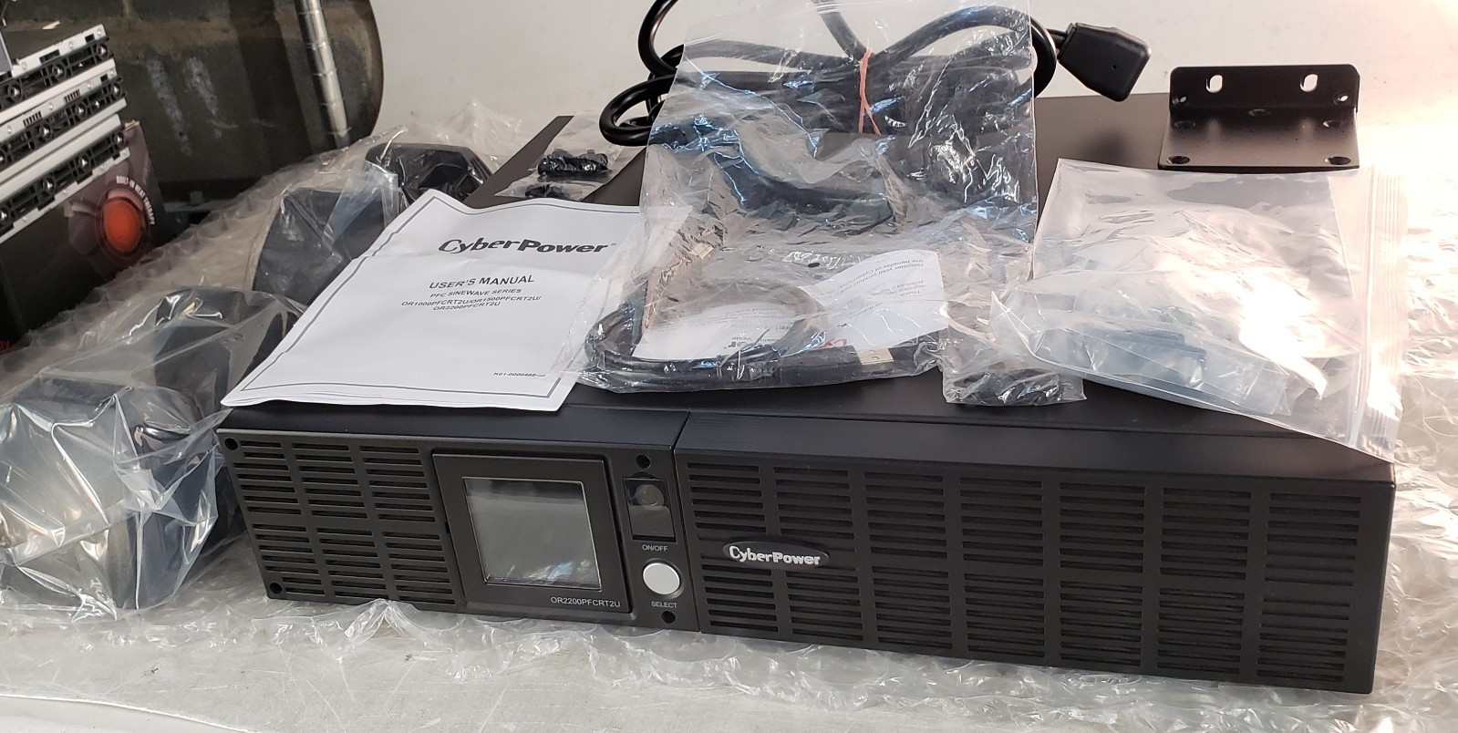 CyberPower OR2200PFCRT2U Sinewave UPS System w/ Accessories *UNTESTED*