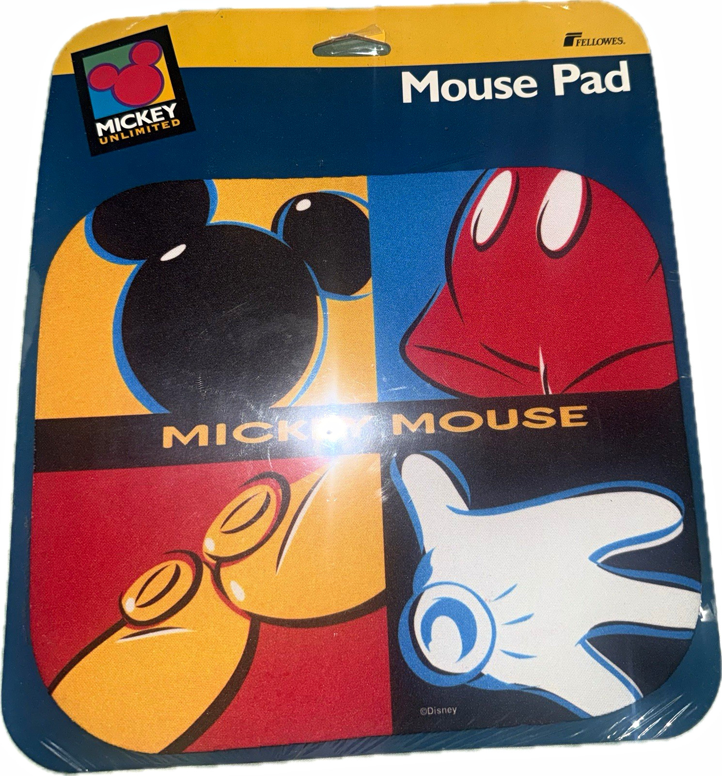 Fellowes Mickey Mouse Non-Slip Mouse Pad Multicolor 58623