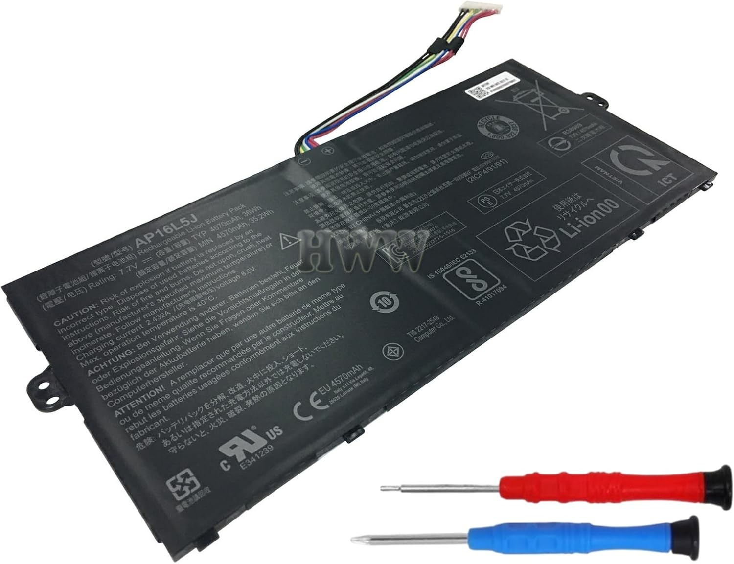 New 7.7V 36Wh 4670mAh AP16L5J Battery Compatible with Acer Aspire Swift 5 SF514