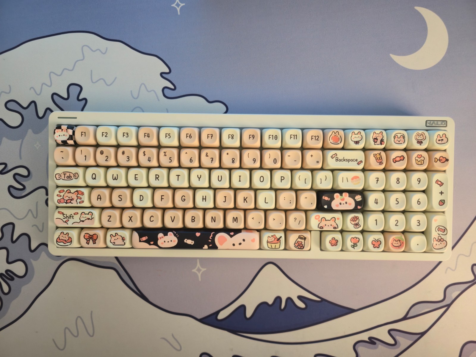 Modded Nuphy Halo96 V2, Wireless Hot-Swap 96% Keyboard