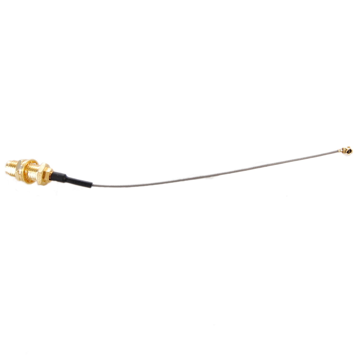 HQRP Cable / adaptador SMA hembra a IPEX (UFL) para antenas inalámbricos WiFi