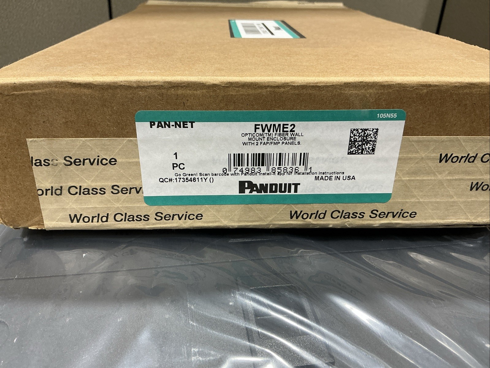 Panduit PAN-NET FWME2 Optic on Fiber Wall Mount Enclosure