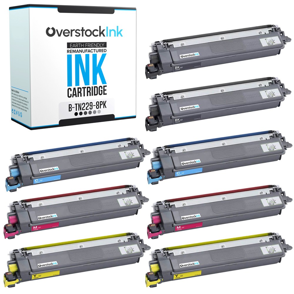 8PK Compatible OSI TN229 Cartridges fits Brother MFC-L8395CDW L3720CDW L3765CDW