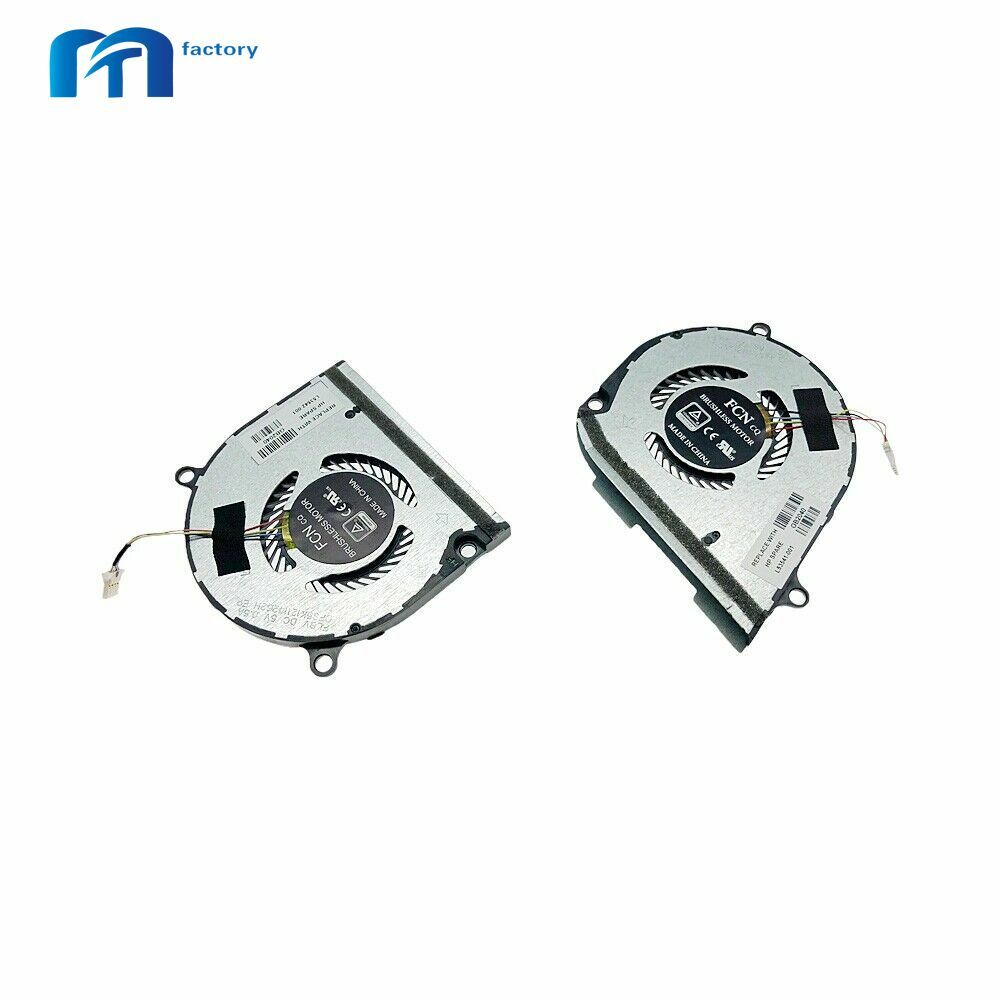CPU GPU Cooling Fan For HP ENVY X360 15-DS 15-DR TPN-W142 L53541-001 L53542-001