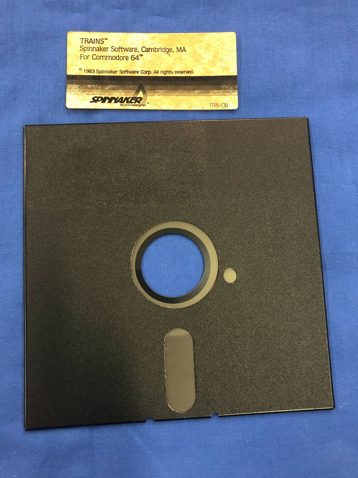 Commodore 64 Trains Spinnaker Software Disk