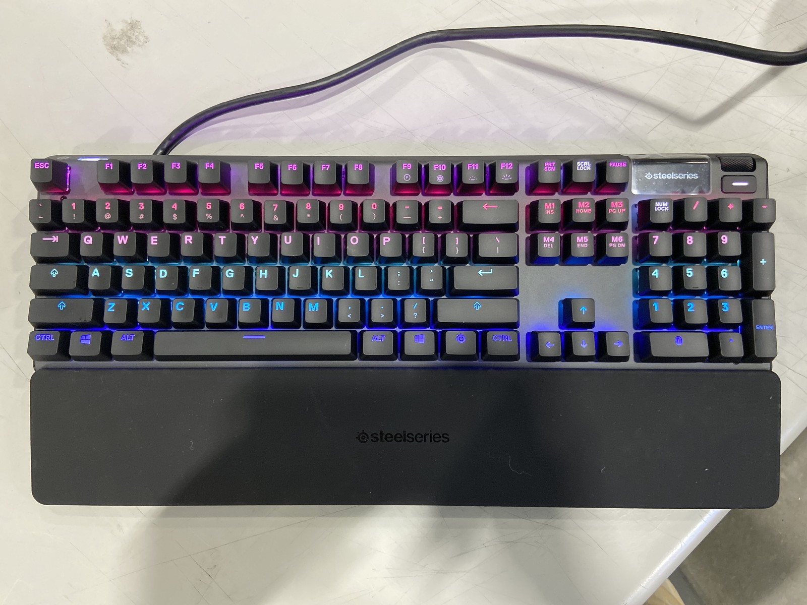 STEELSERIES APEX 7 MECHANICAL GAMING KEYBOARD,OLED SMART DISPLAY, - 64774