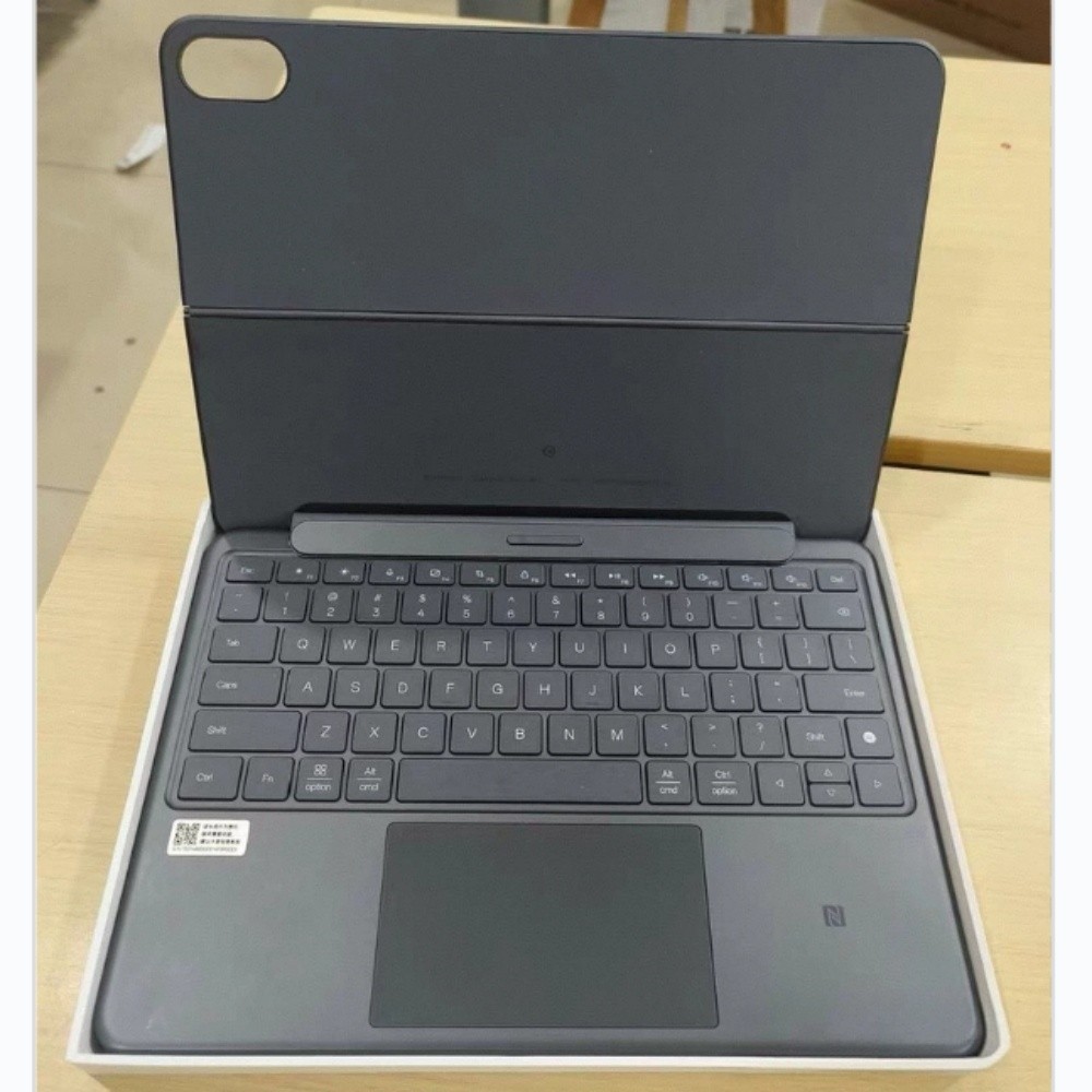 Original For OPPO Pad 5 Smart Touch Magnetic Keyboard Folio PU Leather Case -US 