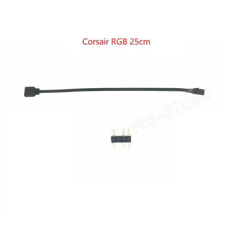 For Corsair RGB to Standard ARGB 3-Pin 5V 25cm 50cm Adapter Connector