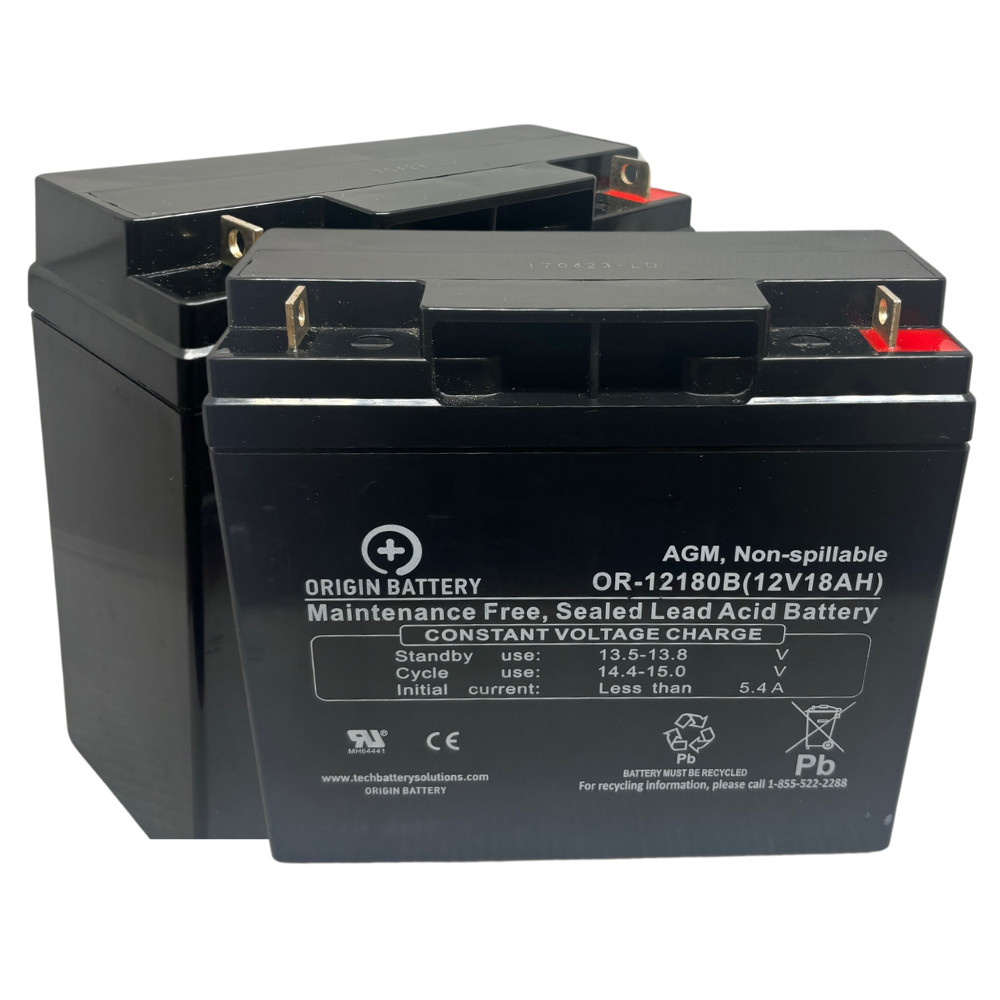 APC SmartUPS SUA1500 Battery Replacement Kit - 2 Pack 12V 18AH UPS Series
