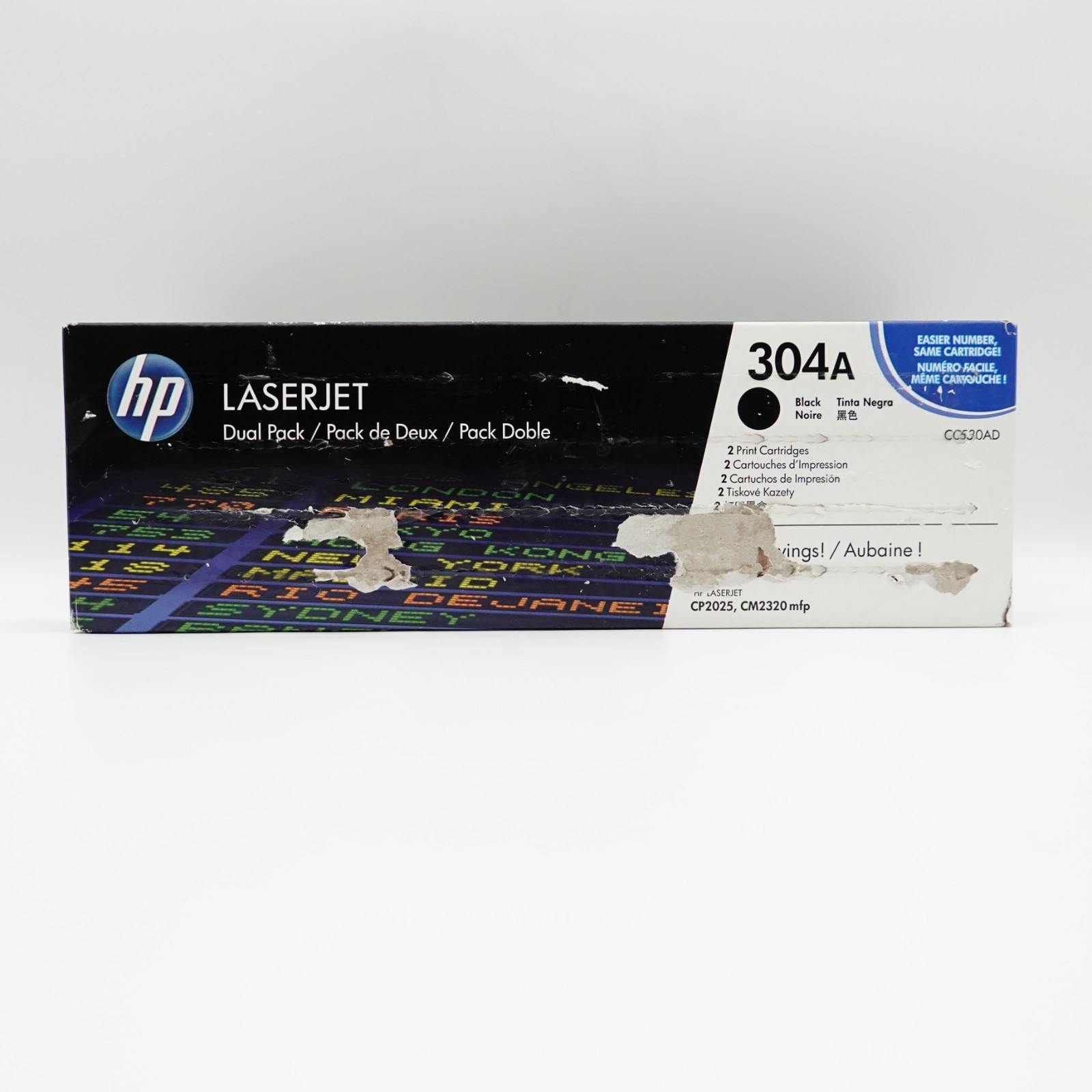 HP 304A Black Original LaserJet Toner Cartridge – Genuine OEM