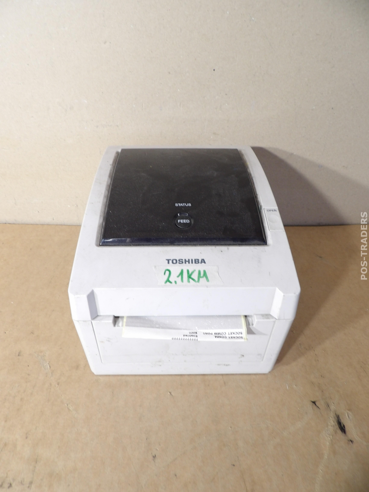 Toshiba B-EV4D-GS14-QM-R Thermal Barcode Label Printer LAN - 2.1KM - TESTED OK