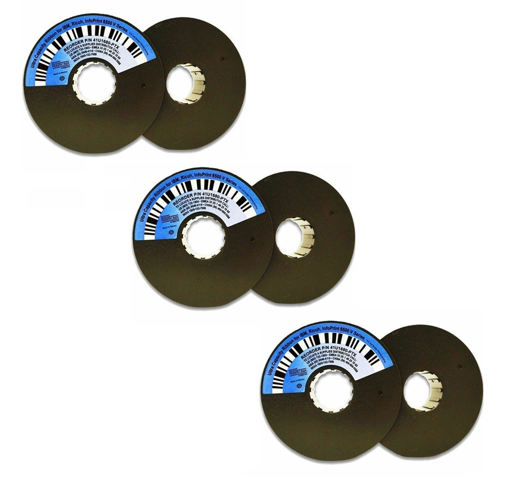 3 x Genuine NYLON Ribbon Printronix IBM Infoprint 6500 V1P V5P V05 V10 V15