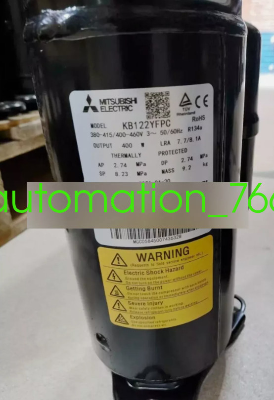 1PCS MITSUBISHI KB122YFPC Brand new Refrigeration compressors  Via Fedex or DHL