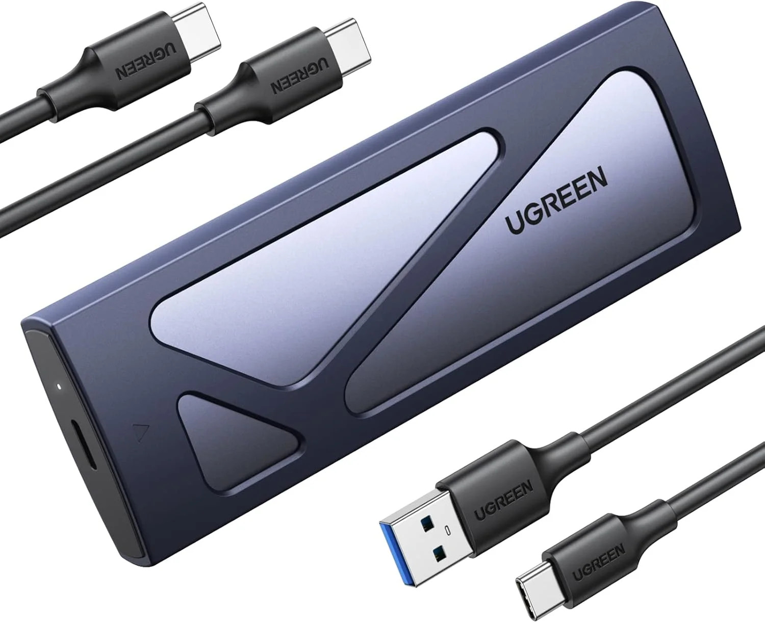 SSD Enclosure, Tool-Free USB C External, 10Gbps M.2 NVMe to USB Adapter/Reader S