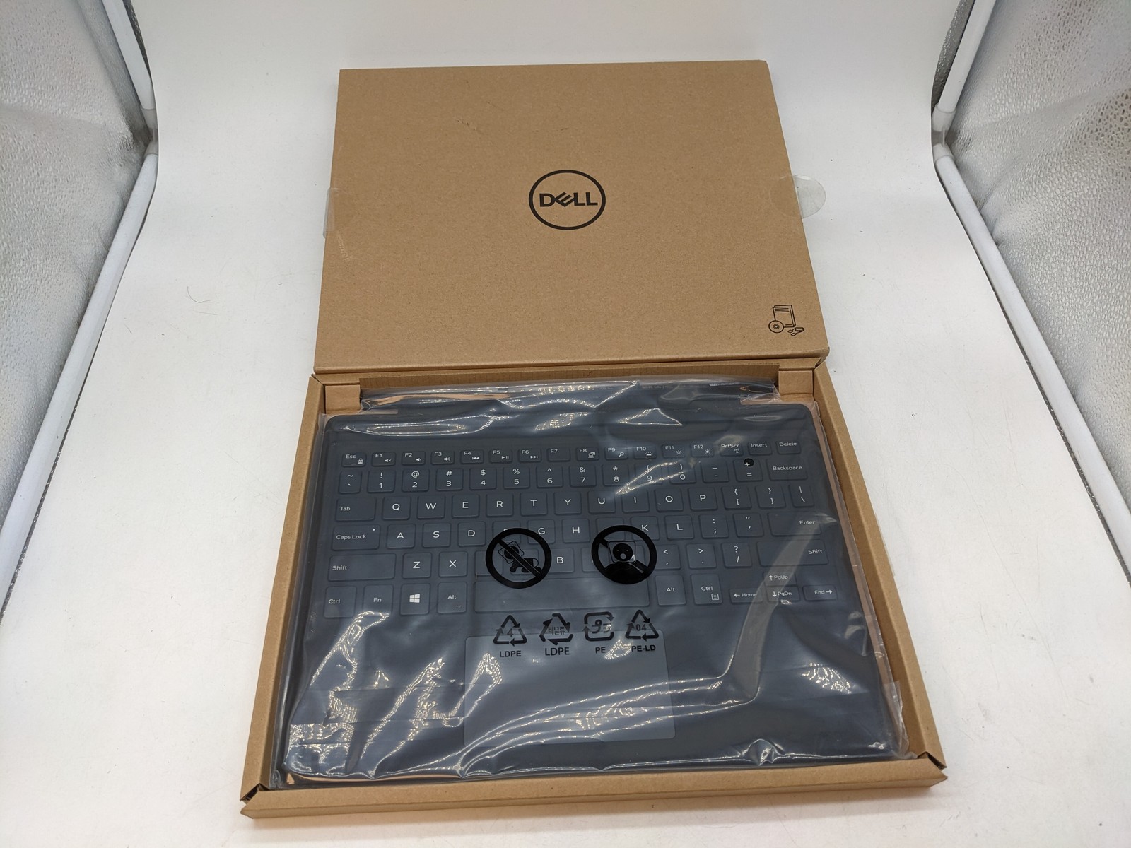 NEW Dell Latitude 5285 5290 2 In 1 Tablet Travel Keyboard K16M001 9XWXW Black