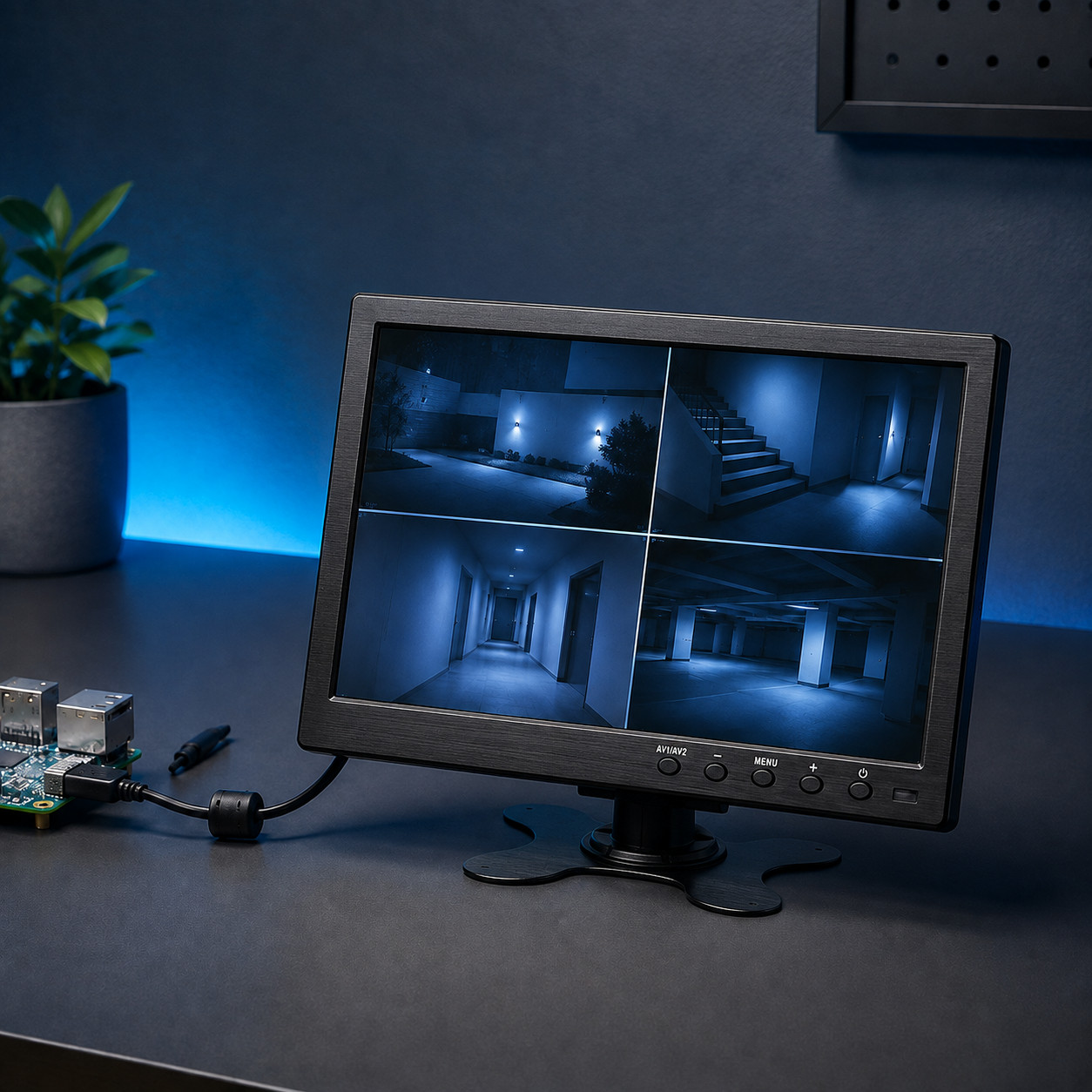 Hikity 10.1 Inch LCD Screen Adjustable Angle Built In Dual Speakers