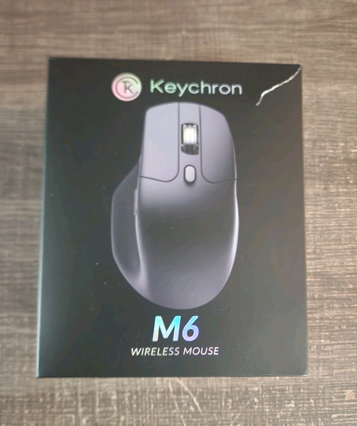 Keychron M6 Silent Wireless Gaming Mouse 1000Hz Bluetooth/2.4G/Wired PixArt 3311