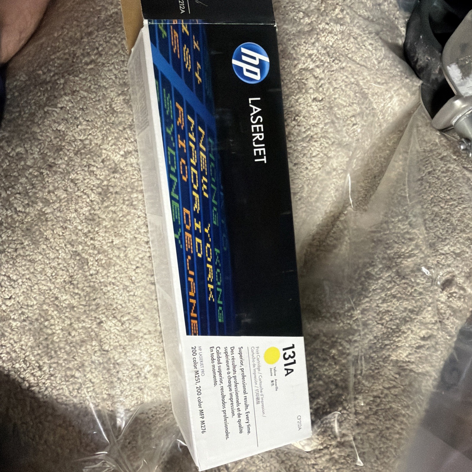 OEM HP 131A Yellow LaserJet Toner Cartridge CF212A Genuine Brand New Sealed