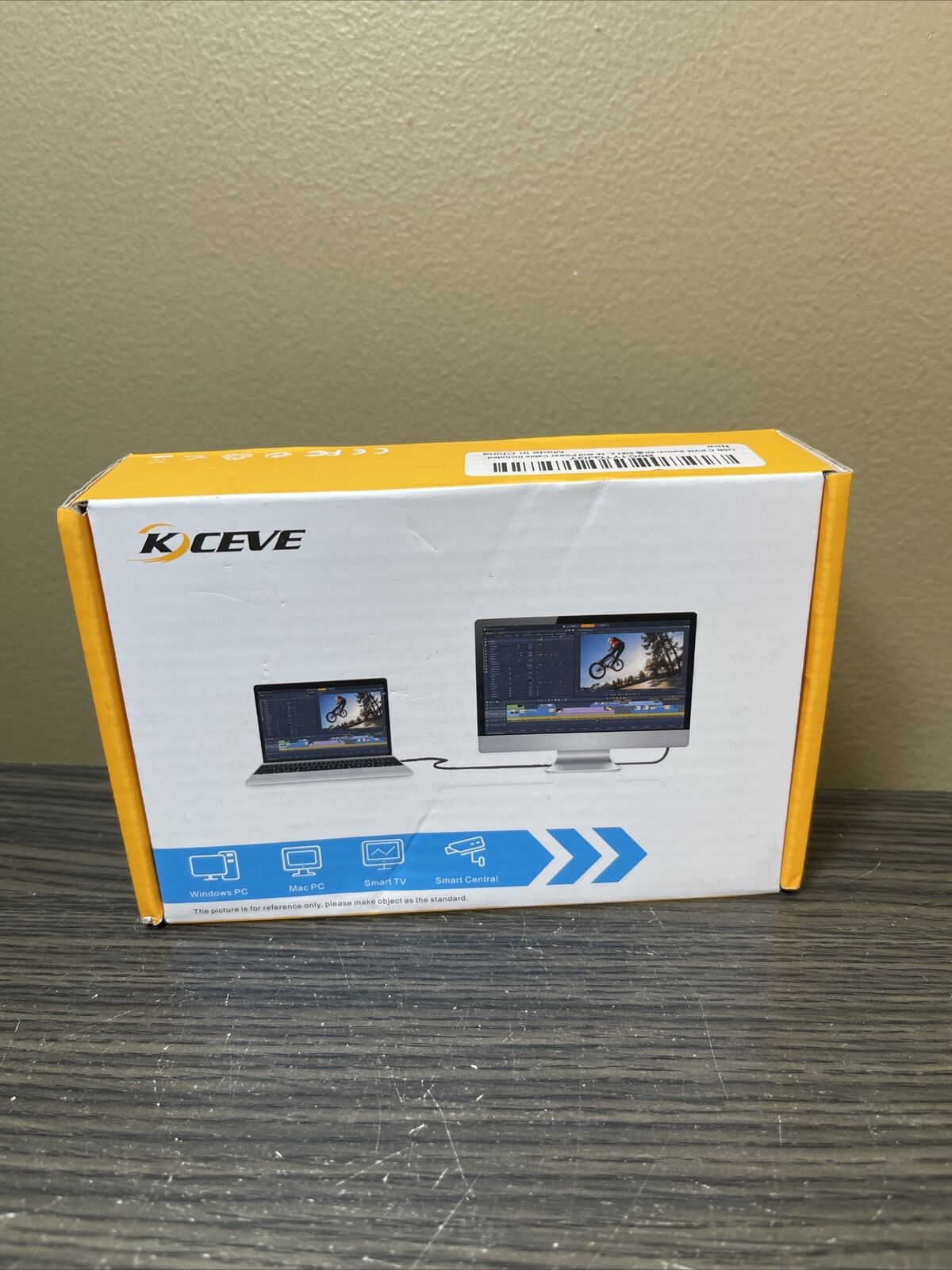 Kceve 2 Port USB C To HDMI KVM Switch Kc-c201h 4K 60hz New