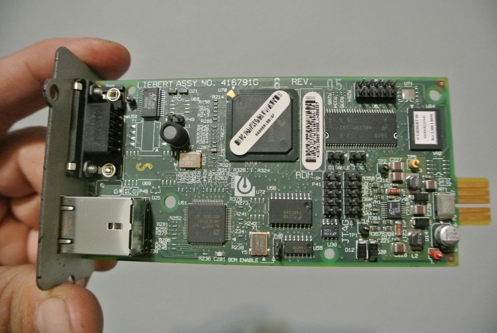 Liebert 416791G Intellislot Web Card Remote Management Adapter IS-WEBCARD